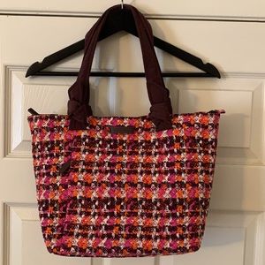 Vera Bradley- Hadley East West Tote in Houndstooth tweed👜